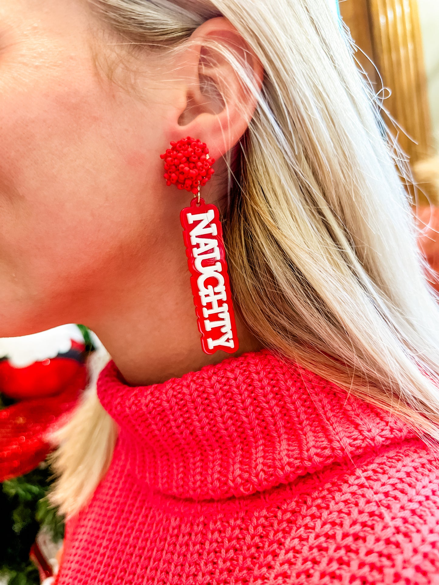 Naughty or Nice Earrings