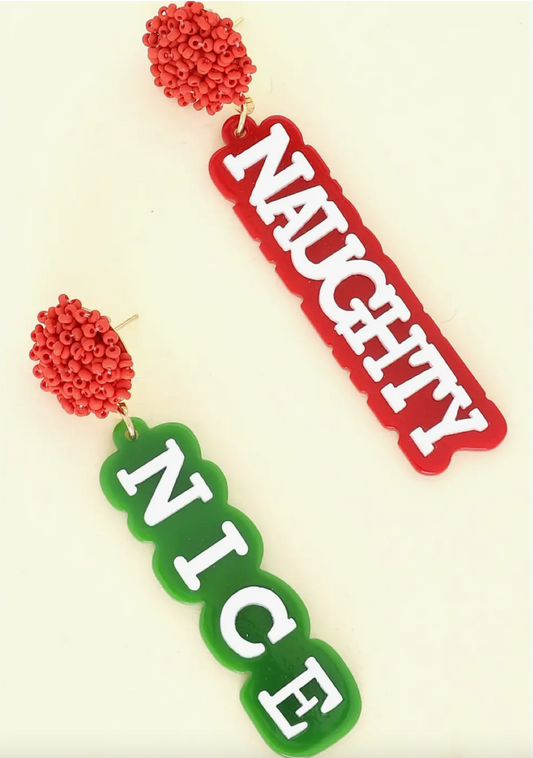 Naughty or Nice Earrings