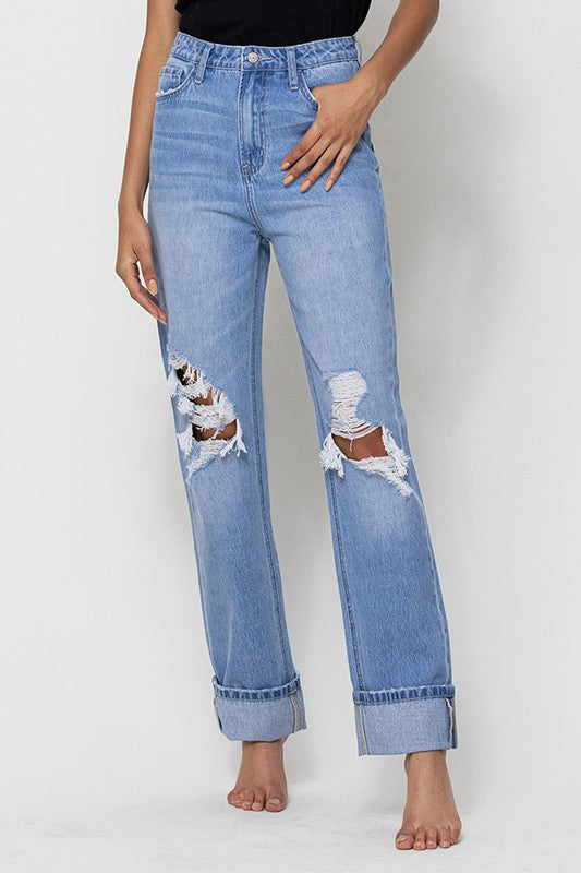 The Alyssa- Vervet Distressed Straight