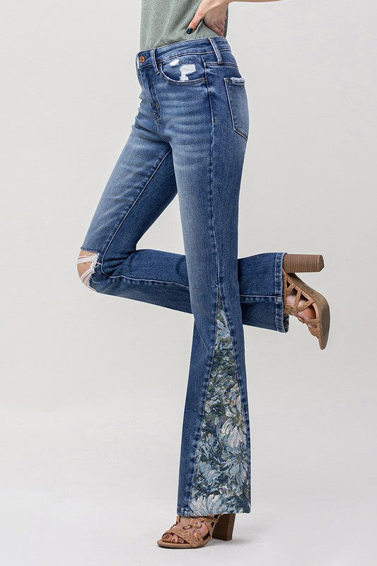 The Bella-Vervet High Rise Flare Jeans