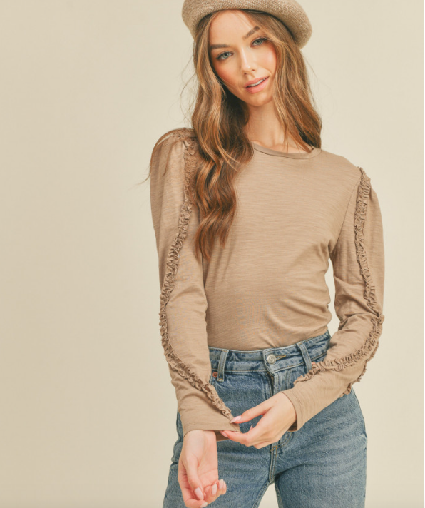 The Marie Ruffle Tee